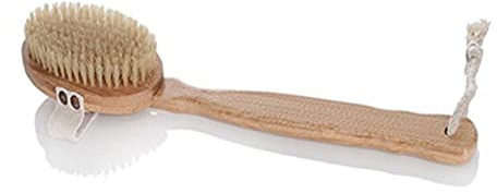Didiseaon Brosse De Bain Bambou Brosse De Douche Poils Naturels Pour Corps Et Facile à Utiliser