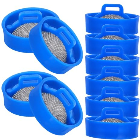 Mikinona Filtres Pour Lave-linge Vanne D'eau Acier Inoxydable 2 Cm Écran De Vanne D'arrivée D'eau Machine à Laver 10 Pièces Accessoires Filtration Sédiments Remplacement Automatique