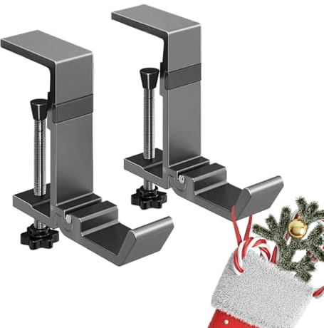 Ghirlanda di Natale – Supporto per calze di Natale, gancio in metallo, organizer per riporre corde luminose, decorazioni da tavolo, lanterne da tavolo, bottiglie d'acqua invernali per soggiorno