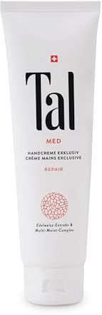Tal® MED Handcreme Repair 150ml – Handcreme für sehr trockene, rissige Haut – schützt, repariert & verlangsamt Hautalterung – ideal für Männer & Frauen – Schweizer Qualität