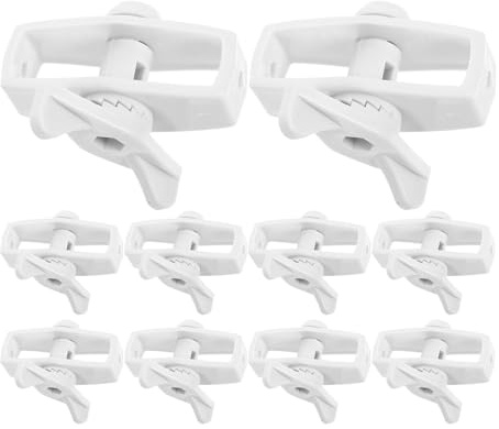 HOODANCOS 10 pezzi Tendifilo per Recinto Elettrico Accessori Resistente Alta Tenuta per Recinzioni Agricole Facile Installazione per Filo Tensionato e Sicurezza Bestiame in Giardino e