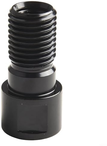 Adaptador de rosca macho M22 a hembra 1-1/4-7 UNC para brocas de núcleo de taladro, convertidor de plataforma de perforación de agua de construcción de cromo, pieza de herramienta negra de 85 mm