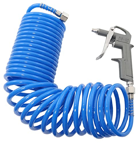 Quality Air Dust Blow Gun with 7.6M 25 FT Recoil Hose AT037