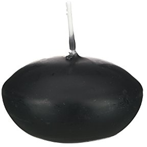 Unbekannt Kerzen, XXL Schwimmkerzen Schwarz 3,2 x 8 cm, 8 Stück Dose