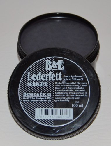 B & E Lederfett schwarz, 100 ml