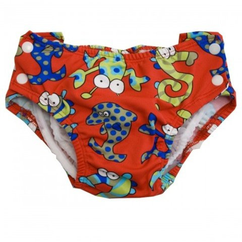 Popolini Schwimmwindel Badehose Badewindel ,Fruits, S (3-9kg)