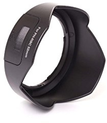 vhbw Paraluce compatibile con Pentax SMC DA 18-55mm F / 3,5-5,6 AL 68 mm obiettivo nero, plastica, tulipano, 8 cm