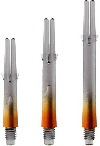 L-style L-Shaft Straight Milky-White Two-Tone 190-260 - 330 von Thor-Sports orange - pink - blau - lila - rot - grün/Made in Japan/zweifarbige Dart Schäfte 2-Tone milchig Weiss