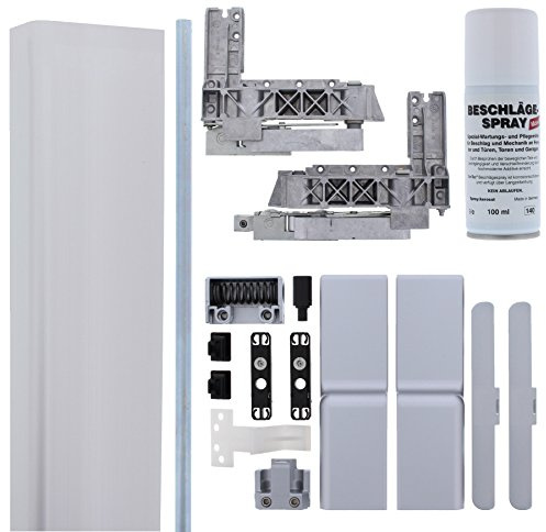 GU Reparaturset PSK 966 inkl. Laufwagen, Verbindunsstange, Abdeckschiene, Zubehör & ToniTec Beschlägespray