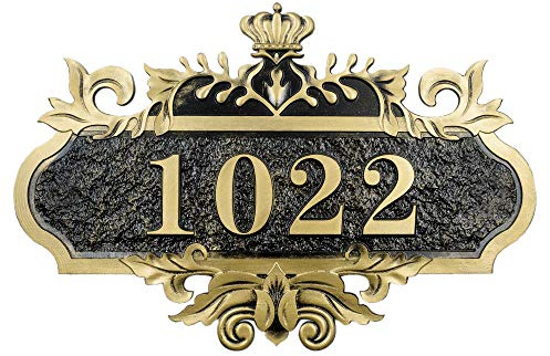 Hausnummer Benutzerdefiniertes Hausnummernschild Türschild Aufklebere Türnummer Mit Wunschnummer Wandaufkleber Hausnummer Post Nummer Schild für Hotel Haustür Tür Gartentor Zaun