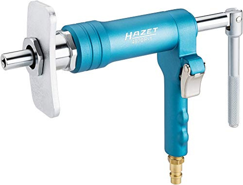 HAZET Bremskolben-Rückstellwerkzeug-Satz (Universell einsetzbar dank enthaltenem Adapter-Satz, ideal für weit ausgefahrene Bremskolben und kleine Bremssättel) 4970P-1/4