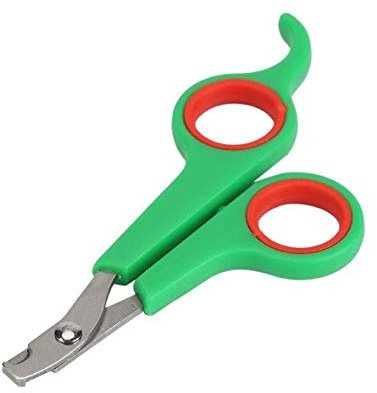 YITON Pet Nail Clipper Green Pet Dog Cats Bird Toe Claw Scissors Clippers Stainless Steel Grooming Nail Clippers 2Pcs