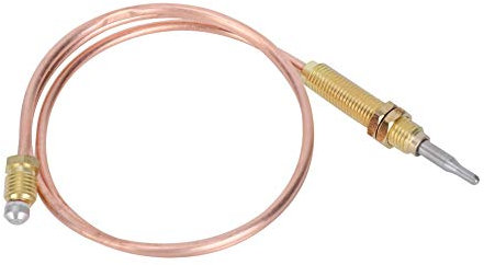 Gasthermoelement, M8 Gewinde Heizung Gasbrenner Ersatz Thermoelement Sonde 600mm für Kamin BBQ Grillzubehör