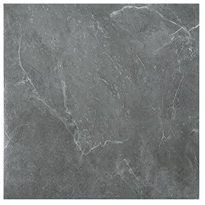 Jopassy PVC Bodenbelag Selbstklebend Vinylboden ca. 3 m² 33 Fliesen Rutschfest Wasserfest Bodenfliesen 30x30cm Laminat Dielen Vinyl-Fliesen für Fußbodenheizung Grau Marmo