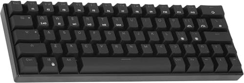 Clavier de jeu mécanique, clavier d'ordinateur noir for bureau et maison for jeux/542 (Color : Brown Switch)