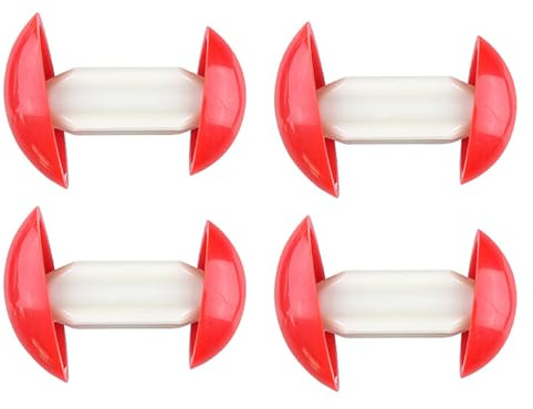 VOANZO Lot de 4 embauchoirs réglables pour Chaussures pour Hommes et Femmes – Élargisseur de Chaussures Rouge, Mini-embauchoirs pour Un Ajustement et Un Confort Parfaits