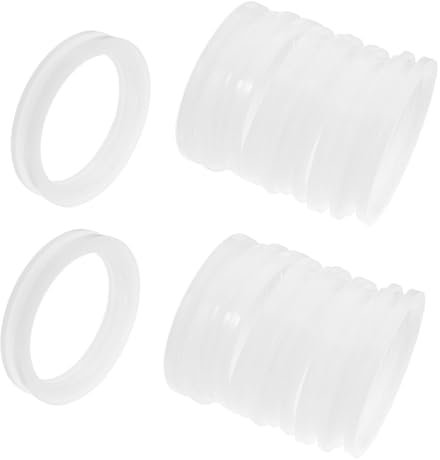 TOPBATHY 72pcs Silicone Replacement Seal Rings Sealing Gaskets for Solar Collector Vacuum Tubes Water Heater Pipe Leak Prevention