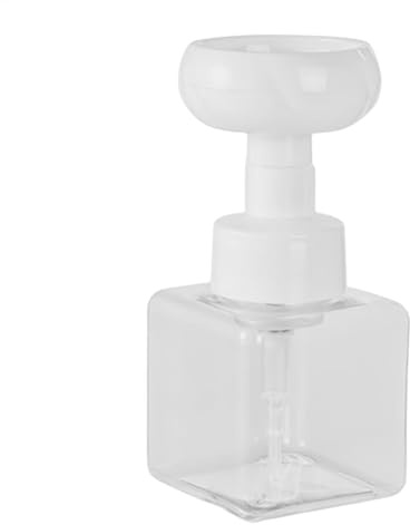Bottiglia vuota in schiuma a forma di , 450 ml, dispenser di sapone liquido in schiuma vuota, dispenser di sapone liquido per le mani, bottiglia sostenibile per bagno, cucina e bottiglie vuote
