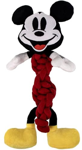 Mickey Mouse Beißring für Hunde, Robustes und sicheres Spielzeug für Haustiere, ideal zum Kauen und Zähneputzen, Beißring für kleine und große Hunde