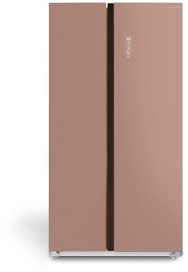 CREATE / FRIDGE STUDIO SIDE BY SIDE 550 / Frigorífico estilo Side by side 550L moca / 91,2 x 70,4 x 177,7 cm/No frost, modo vacaciones, tratamiento antibacterias, touch electronic, 158W