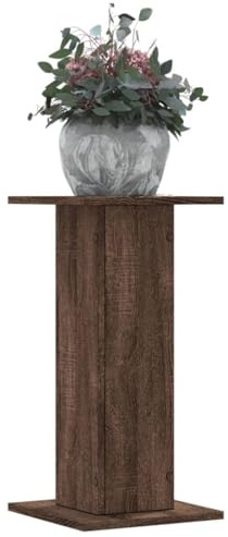 Generico Supporti per Piante 2 pz Rovere Marrone 30x30x60 cm Truciolato,Marrone,11.9kg,3307861