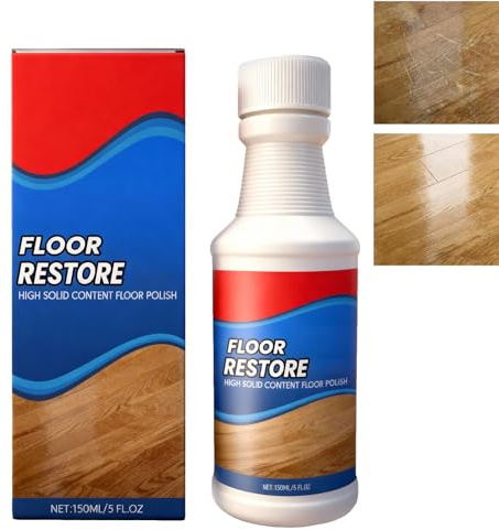 2PCS Laminate Floor Cleaner, Wooden Floor Cleaner, Wood Floor Restorer and Polish, Wood Floor Polish for Wood, Laminate & Vinyl Flooring, Natural Shine, Removes Scratches, Leaves Protective Layer
