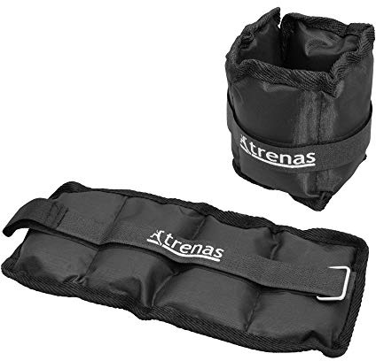 TRENAS Paar Gewichtsmanschetten je 0,50 kg - 0,75 kg - 1,00 kg - 1,50 kg - 2,00 kg/Für Arme und Beine