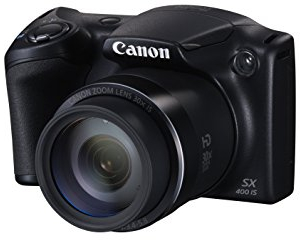 Canon PowerShot SX400 is Appareil Photo Hybride 3 (7,62 cm) 16 Mpix Zoom Optique 30x USB Noir