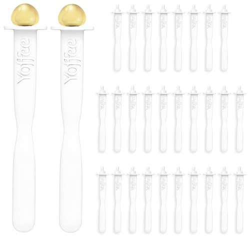 Original Yoffee Nasenwachs Applikatoren, 30 wiederverwendbare Sticks im Set | hochwertigem Kunststoff Entfernt Nasenhaare Packung enthält keinen Wachsbehälter Unisex