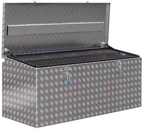 Staukasten4you Pritschenkasten Staukasten Werkzeugkasten aus Aluminium Riffelblech B 1700 x H 650/600 x T 600 mm Made in Germany LKW Expeditionsfahrzeug Wohnmobil Anhänger ohne Befestigungsmaterial
