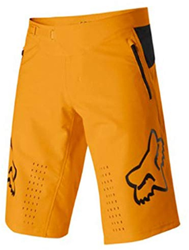 Faire du Vélo Shorts d'homme Loose Fit VTT De Descente VTT Shorts Outdoor Sport Vélo Pantalon Court Hydrofuge Orange- L