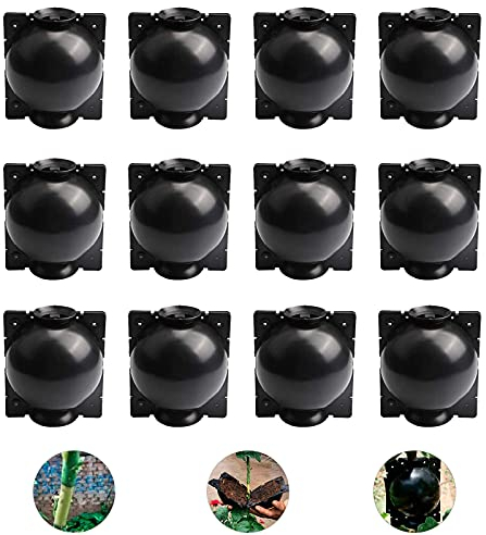 Dispositivo De Enraizamiento De Las Plantas Propagadores De Jardinería Alta Presión Caja De Crecimiento Raíces De Plantas Caja Injerto Raíz Planta Para Entrenamiento Raíces Injerto Jardín, 12 Piezas