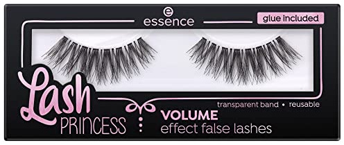 essence Lash PRINCESS VOLUME effect false lashes, schwarz, definierend, verlängernd, volumengebend, langanhaltend, vegan, Mikroplastik Partikel frei, Nanopartikel frei (1 Paar)
