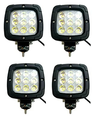 MelTruck® 4x LED Arbeitsleuchte Arbeitslampe Suchscheinwerfer 12V 24V 48V für LKW Anhänger SET