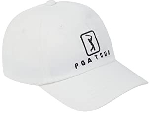 PGA TOUR Gorra para Hombre, Blanco Brillante., Talla única