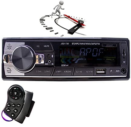 Autoradio 1din FM MP3 Player Bluetooth Chiamate in vivavoce a buon mercato USB AUX SD Card Ricevitore stereo con telecomando al volante little surprise