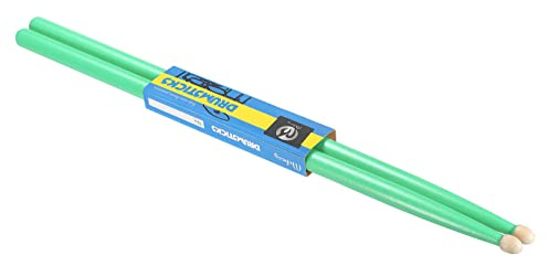 PATIKIL Ahorn Holz Drumsticks Rutschfeste Trommelstöcke 7A Schlagzeug Sticks Grün 1 Paar für Trommeln Musikinstrumente Perkussion | Für Schlagzeug, Musikinstrument, Percussion