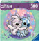 Ravensburger Puzzle 17581 - Stitch - 500 Teile Rundpuzzle für Erwachsene und Kinder ab 14 Jahren