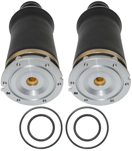 2 x Resortes de aire de suspensión delantera izquierda derecha compatible con A6 4B C5 4B2 Avant Allroad 4BH 1997-2005, repuesto para 4Z7616051B 4Z7616051DZ7-616-051-B 4Z7-616-051-D
