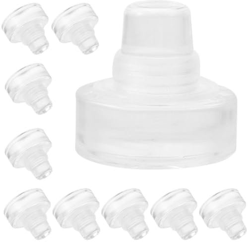UPKOCH 10pcs T-Shaped Wine Bottle Stoppers Sealing Glass Plugs Reusable Wine Beer Bottle Cap for Home DIY