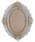 Amosfun Cadre Photo Ovale Vintage En RéSine - Cadre Sculpté EuropéEn Pour DéCoration Murale Style Antique 25X21Cm