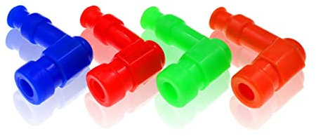 Gatuida 6St Zündkerzenstecker Motorradstecker Widerstandsabdeckung für Motorräder Roller Fahrradzubehör Hochdruckkappe allgemeines Zubehör Universal- PVC-Kunststoff