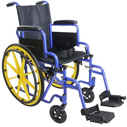 PEPE Mobility Sedia a Rotelle per Bambini (Pieghevole, Stretta, Leggera), Carrozzina Disabili Compatta e Trasportabile