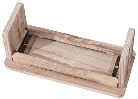 Japanischer Meditationshocker mit faltbarem Design für Yoga und Gebetspraktiken, tragbarer Kniehocker aus Holz für Nachttisch, Meditation und Entspannung