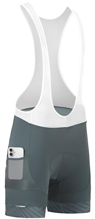 Santic Culotte Ciclismo Hombre Culote MTB Pantalones Cortos Acolchado