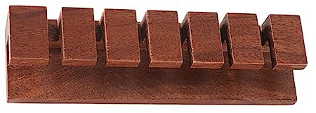 Cable Management Clip Walnut Wooden Holder for USB and Computer Cables