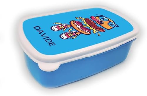 Generico Portapranzo per Bambino Idea Regalo Personalizzato con Nome tema contenitore per pranzo bambina ragazzo Scuola Asilo Elementari Medie Compleanno Natale LunchBox porta merenda