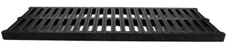 Vaguelly Desagüe de Plástico Rectangular Rejilla de Drenaje Resistente Alcantarillado Elegante y Patios
