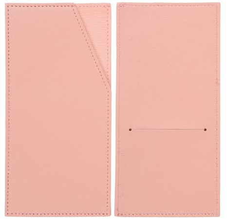 PATIKIL Karten Und Bargeld Umschlag Brieftasche Budget Bargeldhalter Wiederverwendbare Geldtasche Leder Geldorganizer Tasche Für Quittung Scheck Rechnung Pink