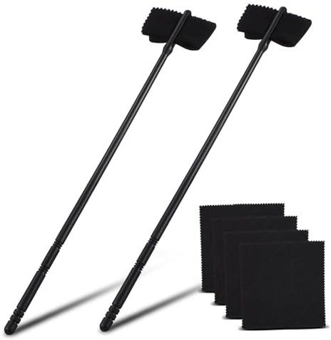 LIGIGWASH Flöten reinigungsset mit Reinigungsstäben und Reinigungstüchern Langlebiges Flöten pflegeset für Portable Reinigung und Effektive Innenreinigung von Querflöten und Blockflöten